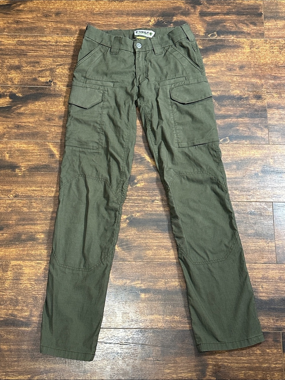 🌿 First Tactical Women’s Cargo Tactical Pants Size 4 Tall Olive Green